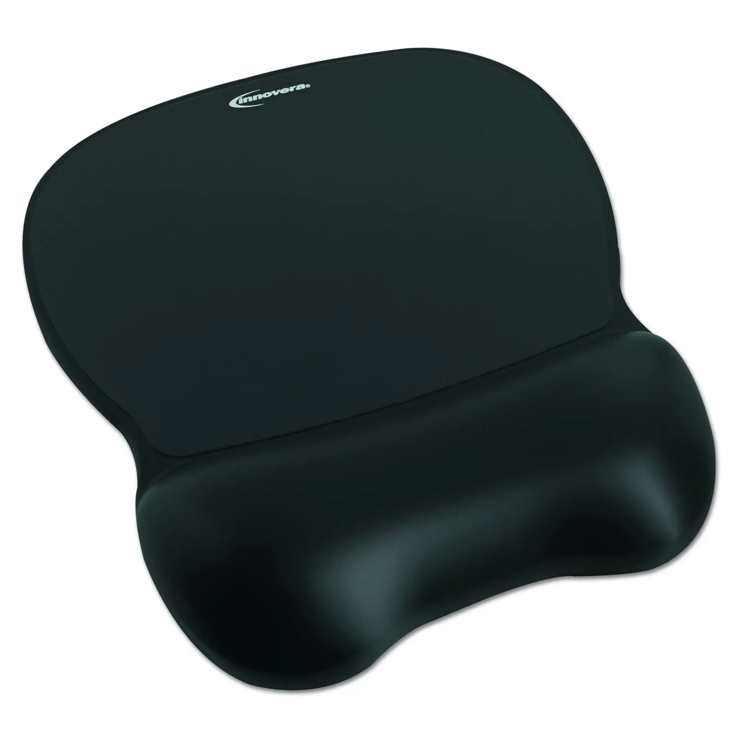 Innovera Gel Mouse Pad with Wrist Rest 9.62 x 8.25 Black IVR51450