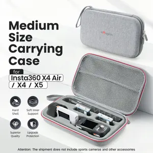 Insta360 X4 Air/x4/x5 Storage Bag, Shadow Stone Protective Sports Accessories, Durable Camera Case for Travel & Outdoor Use
