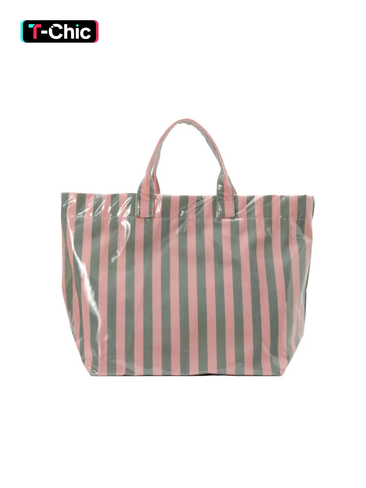 Striped Handbag, High-Quality Lightweight Durable Multifunctional Travel Bag, Perfect for Commuting, Large Capacity Portable, Casual Style, Beach Bag, Weekend Bag, Travel Duffel Bag