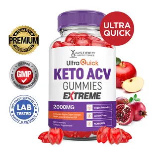 2 x Stronger Ultra Quick Keto ACV Gummies Extreme 2000MG Healthcare Dietary