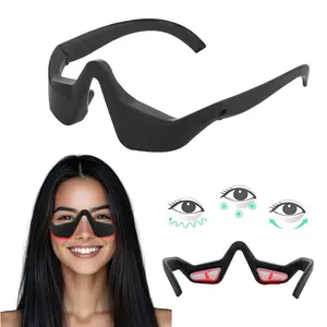 Under Eye Red Light Therapy Device, Red Light Therapy Glasses for Eyes, Eye Care Tool for Women & Men, Professional Eye Massage Instrument for Reducing Dark Circles and Puffiness, Smoothing Fine Lines Wrinkles and Rhytides Home & Office