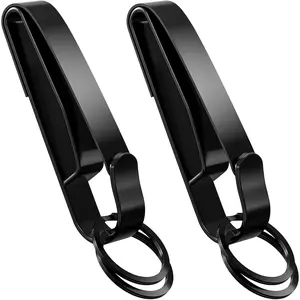 Duty Belt Key Holder, 2count Superior Key Ring Holder, Upgraded Quick Release Belt Key Clip with Keyrings for Police, Law Enforcement and Workers