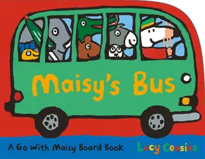USED-Maisy's Bus: (A Bus-Shaped Board Book about Maisy the Mouse's Adventure Through Town for Toddlers) by Cousins, Lucy (Board book)