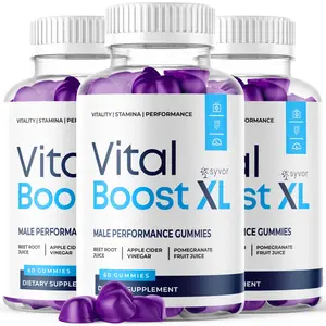 (3 Pack) VitalBoost XL Gummys Advanced Formula VitalBoostXL 180 Gummies Vitamin Supplement
