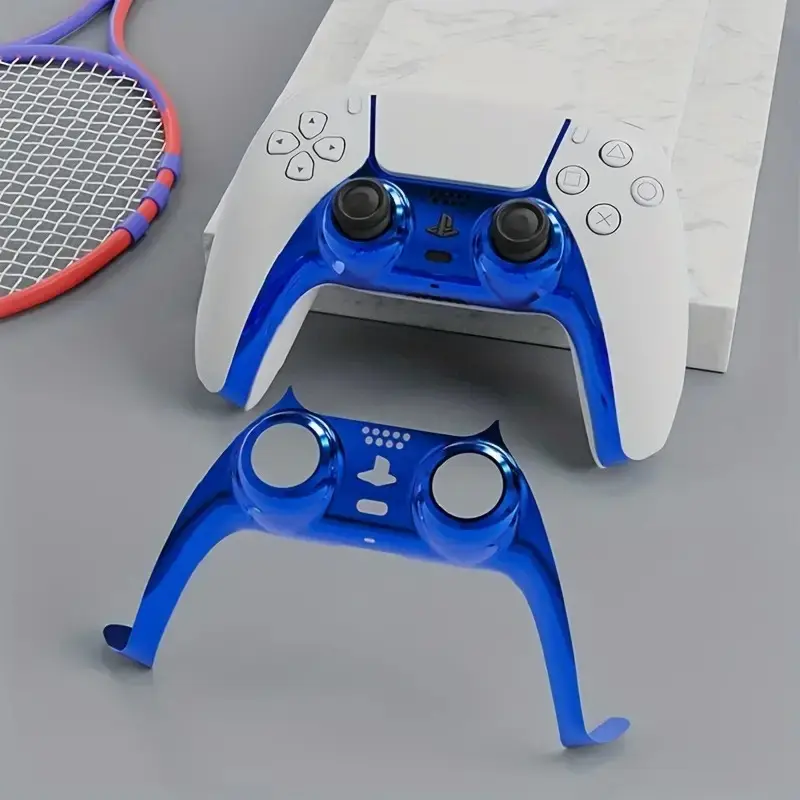Chrome Plated Glossy Controller Shell for Ps5, PlayStation Accessories, game console accessories, DIY Replacement Case, Decorative Trim, S241018010580 Model, Shenzhen Aibetta Tech