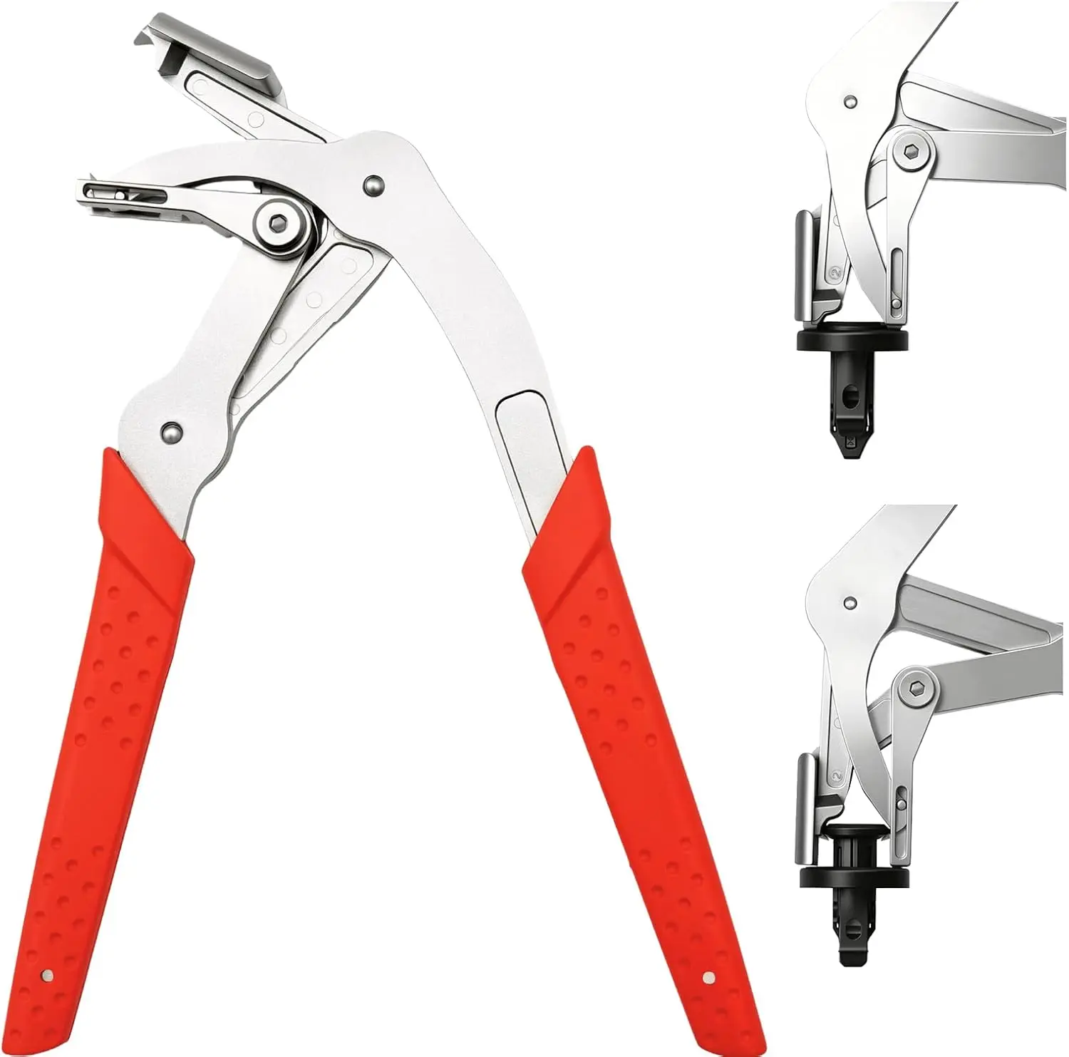 Damage-Free Car Trim Clip Removal Pliers - High-Carbon Steel Automotive Repair Tool, Universal Fastener Puller for Door Panels, Bumpers, Fenders, Ideal for DIY Mechanics, Automotive Repair Tools