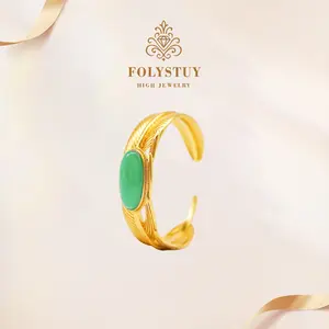 [Adjustable Feather Bangle]【FOLYSTUY (YNT02)】Fashion trends for women or men Simple, stylish and delicate Feather Bangle