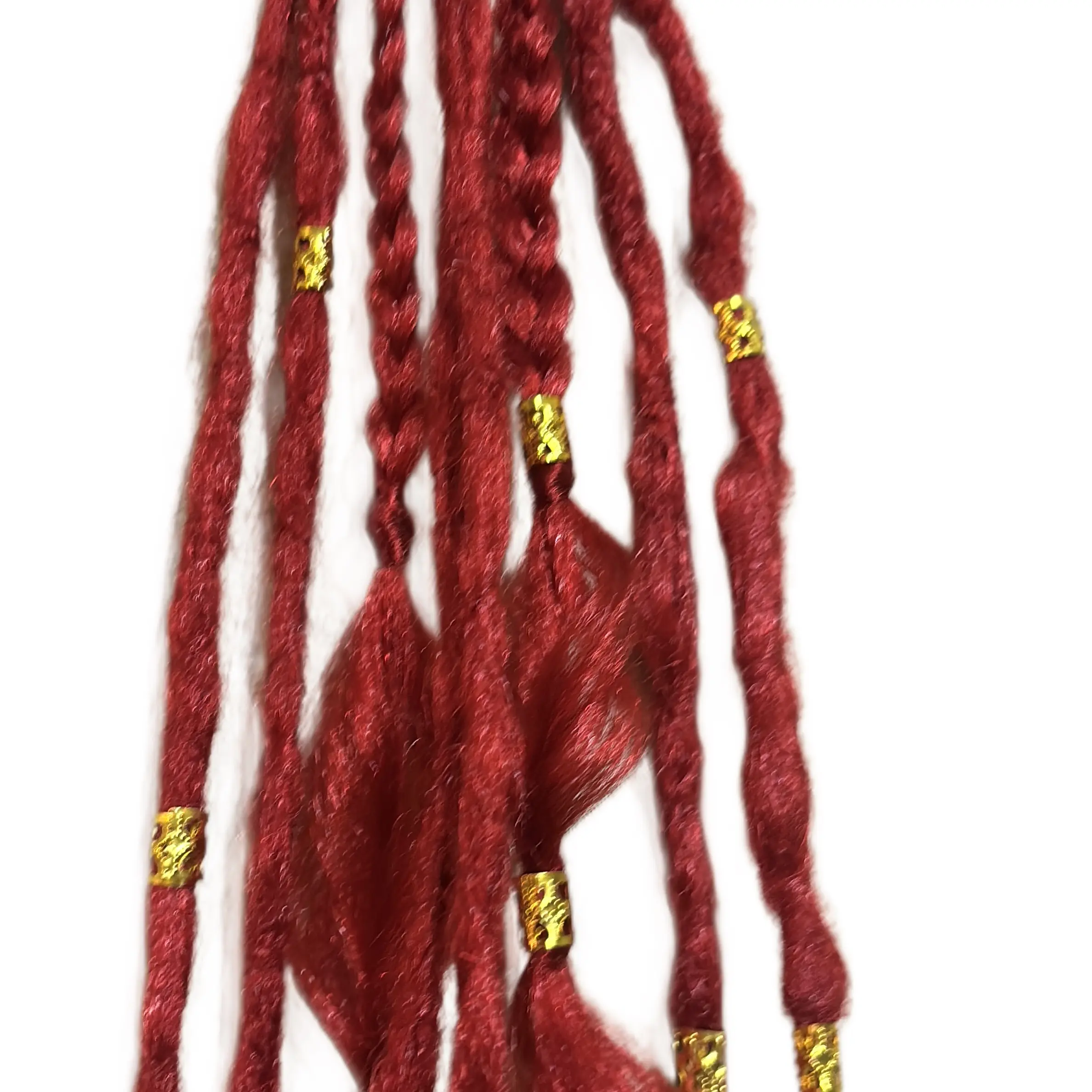 Red rave/cheer hair ponytail extensions! READ DESCRIPTION!