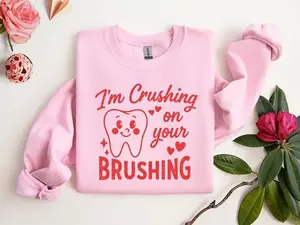 Dental Valentine Shirt, Dental Office Valentines Day Sweatshirt, Dental Hygienist Assistant Top, Cute Matching Gift, Unisex