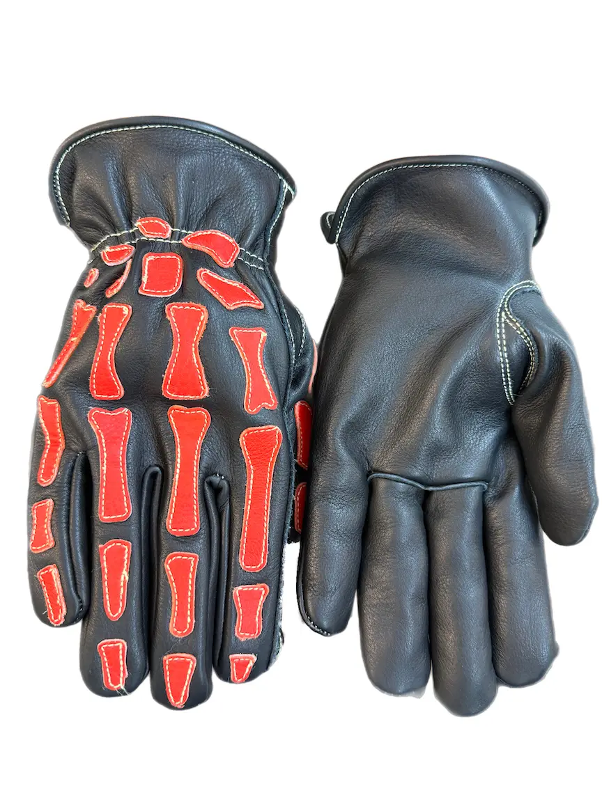 Slickman X Pearlsnap Pimps Skeleton Work Glove Slickman X Pearlsnap Pimps Skeleton Work Glove