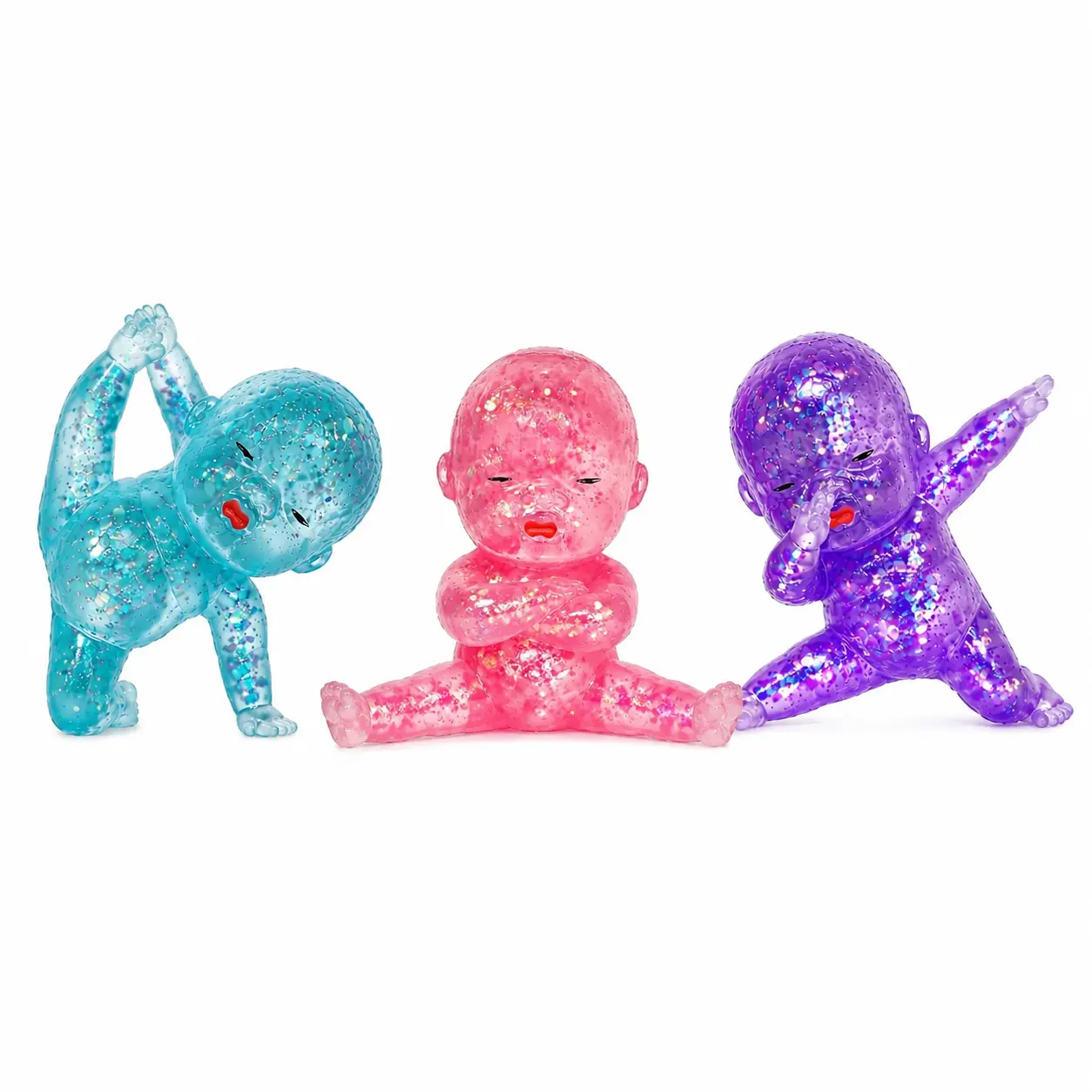 Jumbo Baby Squishy Stress Relief Toy， Slow Rising Stress Relief Fidget for Kids and Adults ， Super Soft Stretchy Sensory Squeeze Toy ，fidget  toy