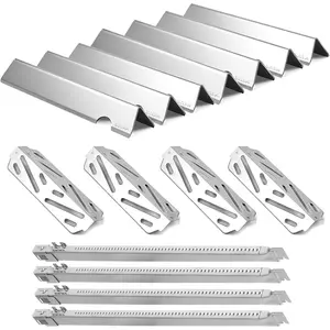 Grill Replacement  for Weber  II E-410, S-410,  II LX E-440, S-440, Weber Flavorizer Bars Heat Deflector Grill Burners 67489, 67490, 67491, 66041, 66033, 66796