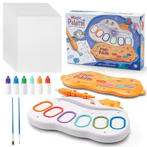 Magic Drawing Board Toy Set, Battery Operated, Non-Toxic, Educational Art Kit, Includes Magic Paper, Requires Aa Batteries