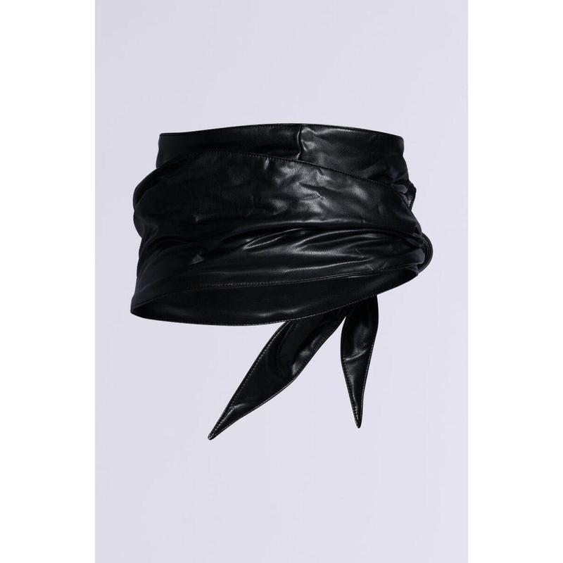 ESSENTIAL WRAP AROUND TIE BLACK BELT