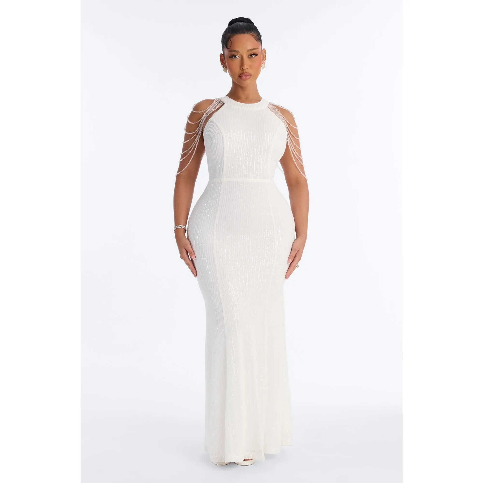 ivanka sequin maxi dress Ivanka Sequin Maxi Dress
