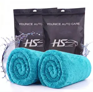 YOUNICE Megalodon 2-Pack 24"x36" Car Drying Towels, Premium Car Detailing Microfiber Towel, Extra Large LoopTec Twisted Loop Durable Towel, Ultra Absorbent Scratch-Free Wash Rag for SUV & Truck ultra-absorbent