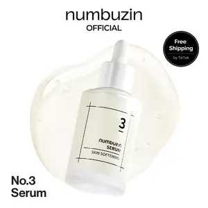 [numbuzin official shop] No.3 Serum | Skin Softening Serum | Pores, Textured, Bumpy, Rough to Glass Skin | Bifida, Galactomyces, Niacinamide, Adenosine, Panthenol | 1.69 fl. oz.