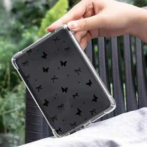 Butterfly Pattern Tablet Case, Full Coverage Transparent Shell, Drop Proof Tablet Protective Cover, Tablet Accessories for Kindle Paperwhite