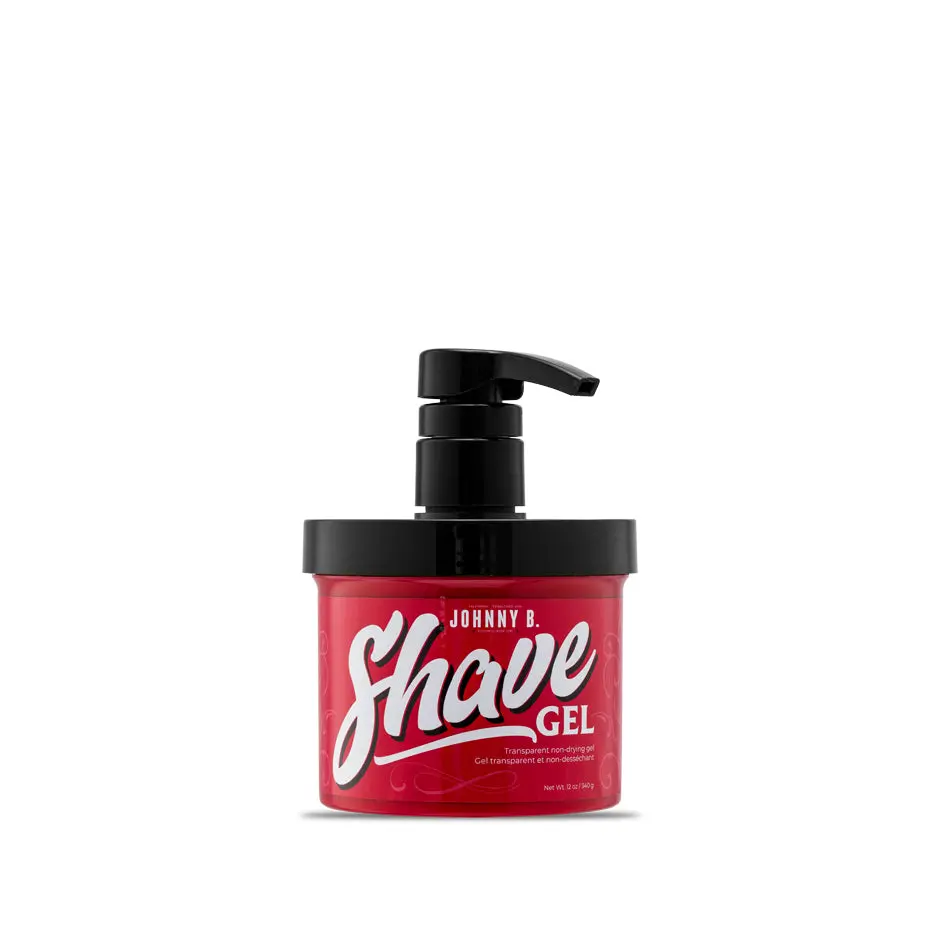 Johnny B. Professional Shave Gel | Clear & Slick Shaving