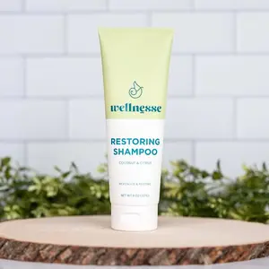 Wellnesse | Restoring Shampoo - Coconut & Citrus Formula, 100g, Haircare Cleanser for Comfort and Cleansing