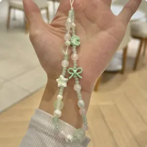 Bead Chain Mobile Phone Chain Universal DIY CCD Camera Hanging Chain Pendant Hanging Rope ins