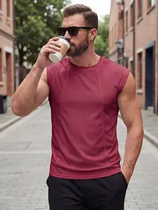 Men's Sleeveless Fitness Tank Top, Quick-Dry Mesh Breathable Sports Shirt, Ideal for Workouts, Comfortable and Lightweight Design