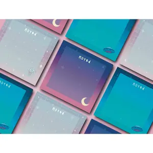 Celestial Sticky Notes Post It - Crescent Moon