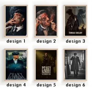 Peaky Blinders Wall Art Printed Unframed, Thomas Shelby, TV Show Wall Art, Perfect Gift, Wall Decor,