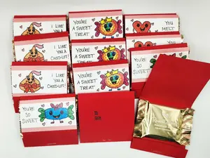 Sweetest Treats Valentines's Card with Russell Stover Chocolate tiles - Perfect for Valentine's Day