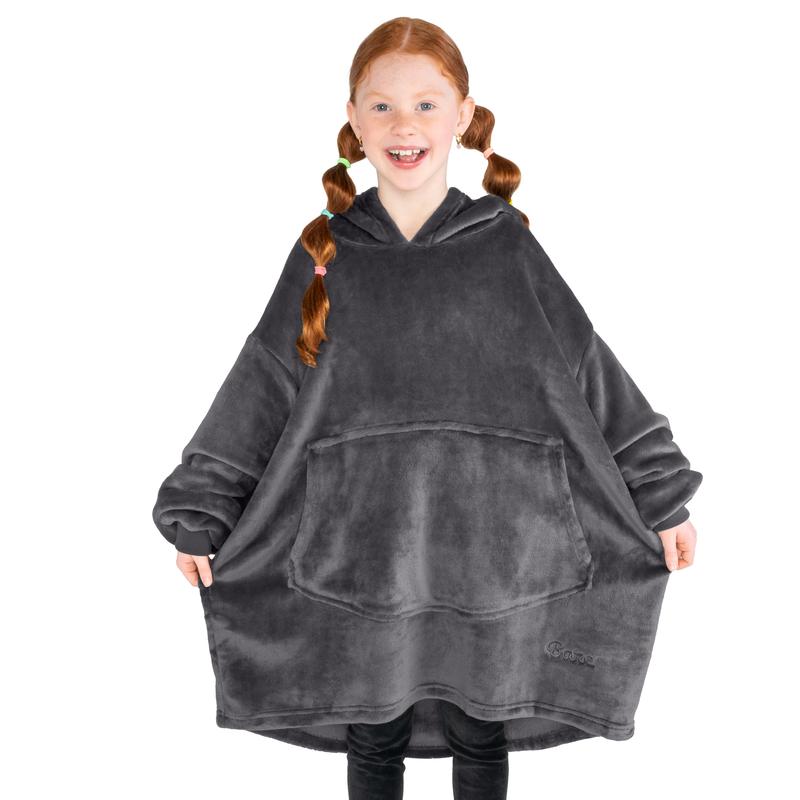 The Bare Homey - Youth Wearable Blanket - Microplush Front Pocket The Bare Homey - Youth Wearable Blanket - Microplush Front Pocket