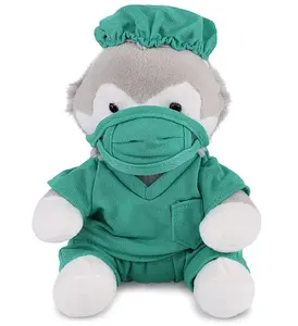 PLUSH DOCTOR - 6" PLUSH - WOLF
