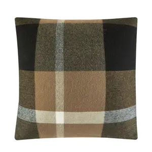 Mainstays 18" x 18" Rustic Plaid Decorative Pillow For Adults, Multi-Colored