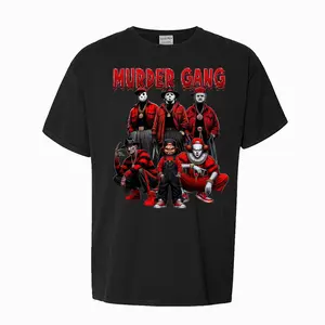 Murder Gang Thug Life Halloween Character T-shirt, Horror Movie T-shirt, Movie Killers T-shirt, Series Killer Halloween T-shirt, Halloween Movie