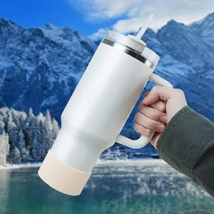 Silicone Water Bottle Boot, Compatible with 20/30/40oz Tumbler or 12-24oz More Bottles with 2.95in Bottom, Anti-Slip Protective Sleeve for Water Bottle, Candy Color Series Protects Cup Accessories