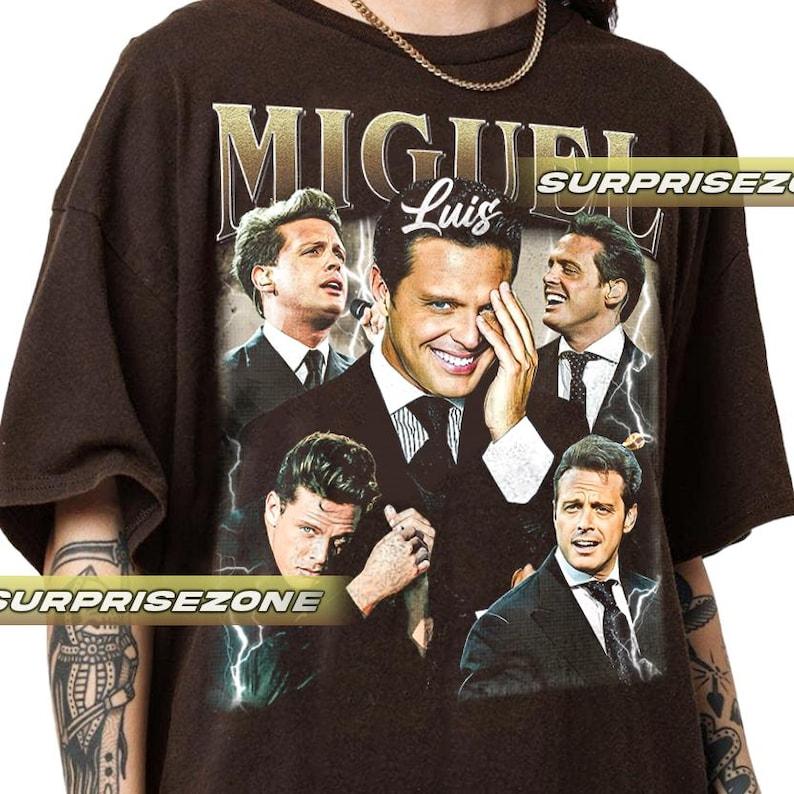 Luis Miguel Mexican singer Unisex Softstyle Vintage Shirt, Gift For Woman and Man Unisex T-Shirt
