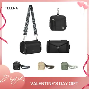 Telena Valentine's Day gift Expandable Crossbody Bag - 3-in-1 All-in-One with Fanny Pack & Wallet, Multi-Functional Storage ,Travel purse ,Travel expansion bag Gift ideas
