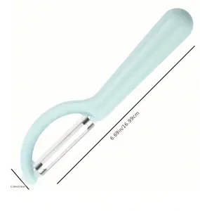 1-Pack Multi-Function Stainless Steel Vegetable Peeler – Comfortable Grip For Effortless Peeling Of Potatoes, Carrots, Cucumbers & More – Includes Built-In Blemish Remover For Flawless Results – Ideal For Home Cooking, Meal Prep & Professional Kitchens