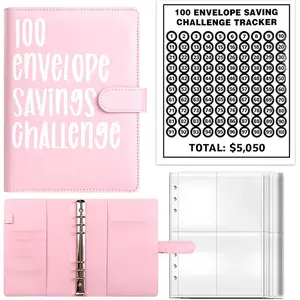 100-Day Savings Challenge Binder – A5 Cash Envelope System for Building Better Money Habits Fast