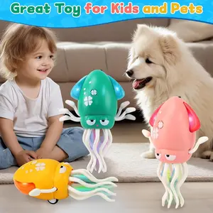 Dancing Squid Toy for Kids with LED Lights & Music - Sensory Development Interactive Toddler Toy for Ages 2+ - Bright Colors & Upbeat Music - Perfect Gift for Toddlers, Perfect Stocking Stuffer,Tummy Time