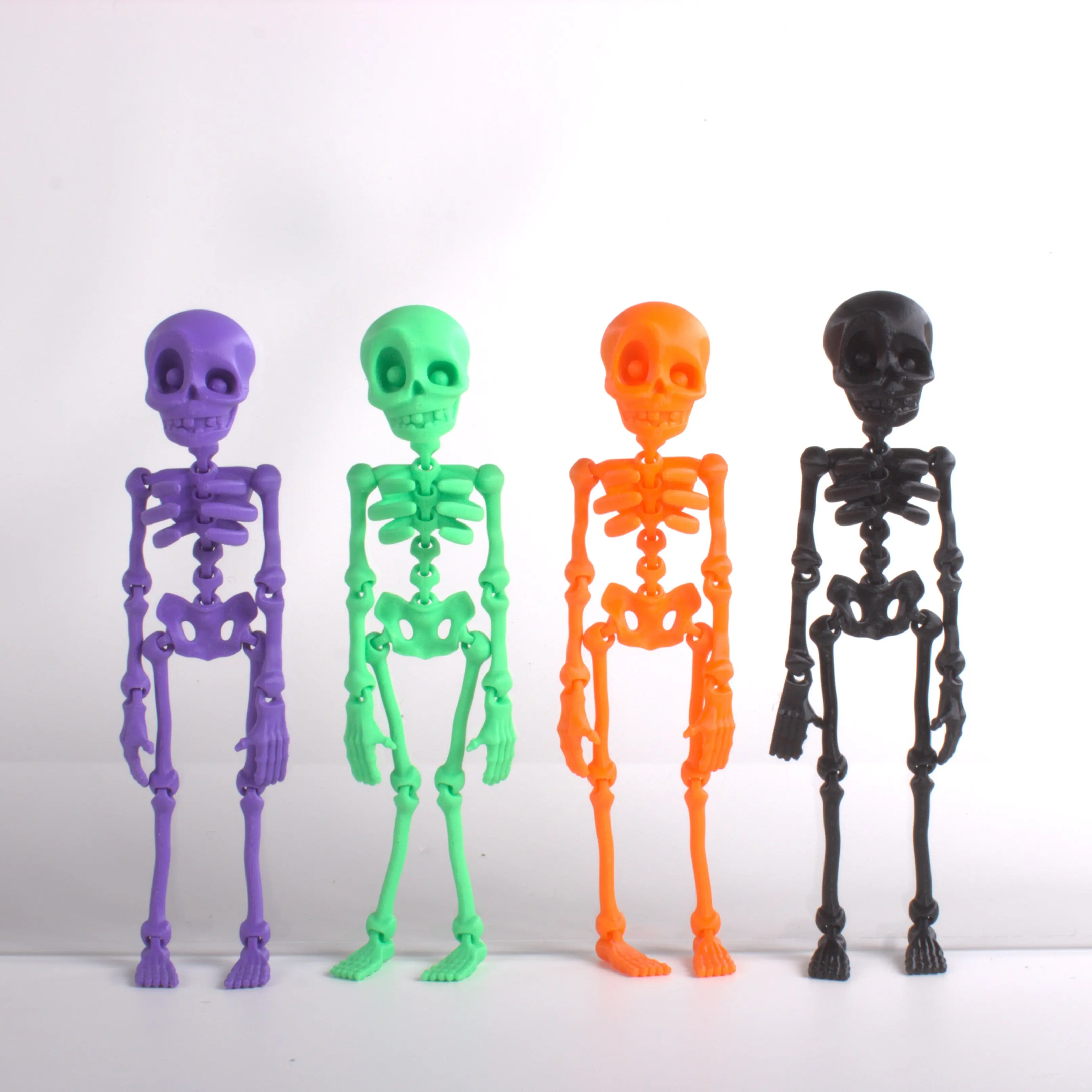 Skeledude Fidget and Magnets - Colorful Skeletons For Unique Design for Creative Play