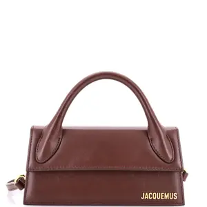 Pre-owned JACQUEMUS material Messenger Bags Le Chiquito Bag Leather Long by Rebag