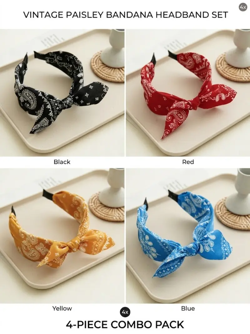 paisley headband - TikTok Shop display picture 3