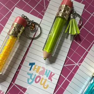 Pencil Keychains - Perfect for Office Stationery and Supplies