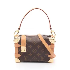 Pre-owned Louis Vuitton Canvas Shoulder Bags Side Trunk PM Monogram Handbag