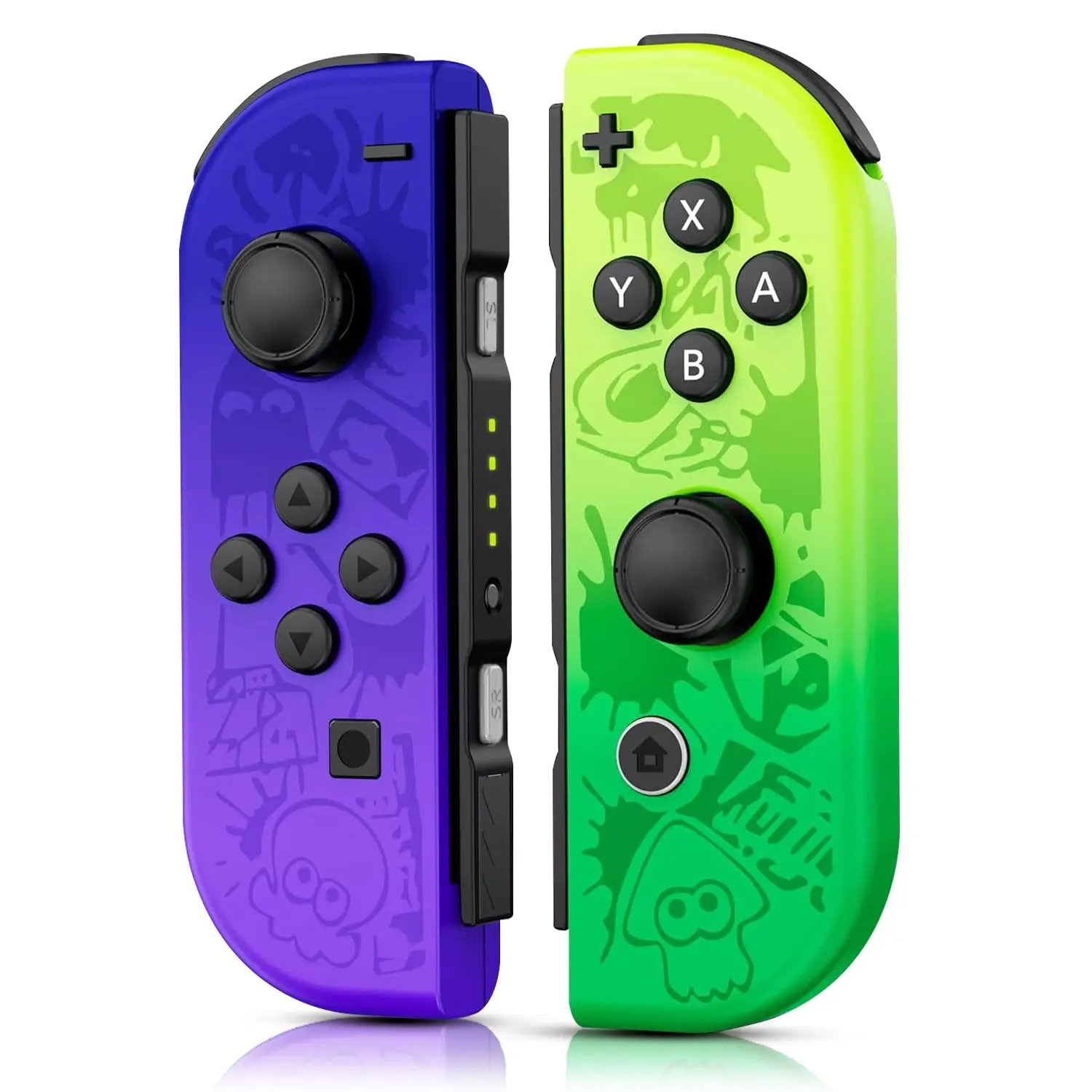 For NS/OLED Switch Joycon Left and Right Controllers, Cool and Exquisite L/R Controllers, Double Fun with Friends and Family