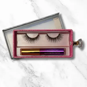 Subtle Magnetic Lash & Liner Set – Short-Length Cat Eye for Cheerleaders