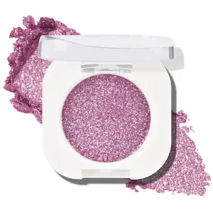 Bright Purple Glow Eyeshadow - Single Glitter Eyeshadow for Daily Glitter Eyes Makeup - Cosmetic