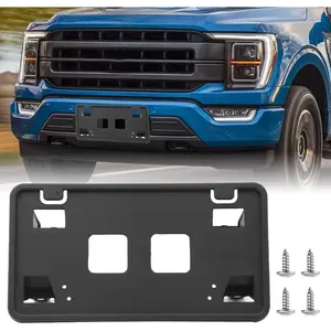 Front License Plate Frames Bracket for F150 2021 2022 2023 3.3L 5.0L Replace ML3Z-17A385-AB