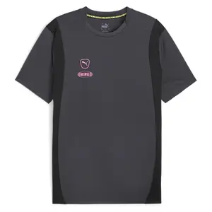 PUMA Mens King Pro Crew Neck Short Sleeve Jersey Casual - Grey