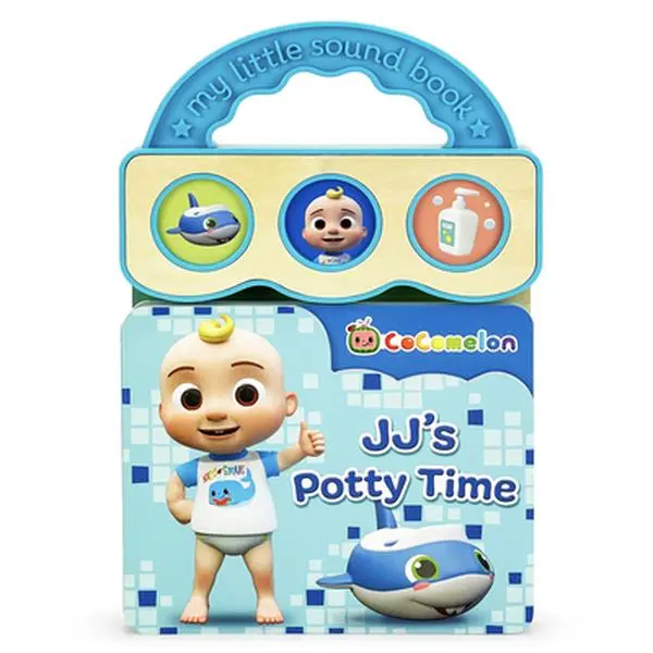 Used Cocomelon J.J.'s Potty Time Board Book by Rose Nestling - English, Fun Toddler Interactive Engaging Potty Books for Educational Supplies